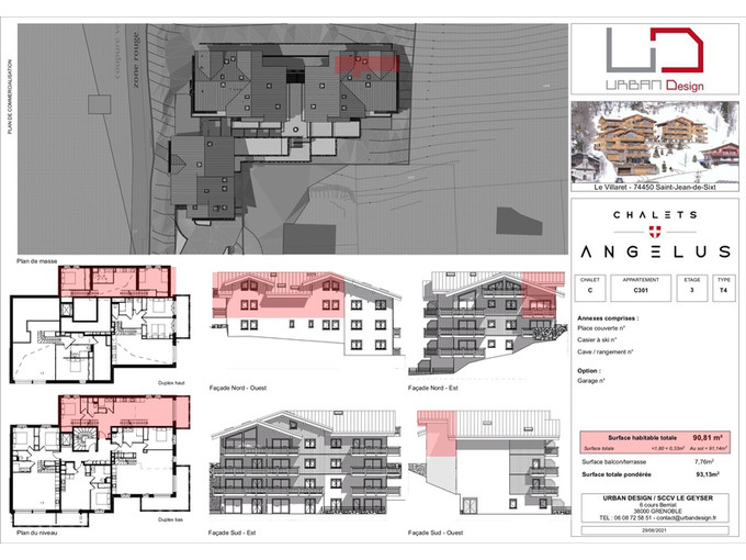 Nos appartements à la vente 4 pièces Immobilier à Saint-Jean-de-Sixt 91m2